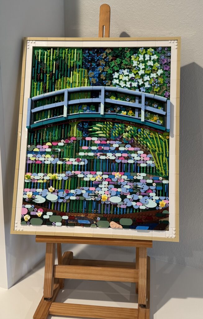 monet covered bridge over water lego water littlies